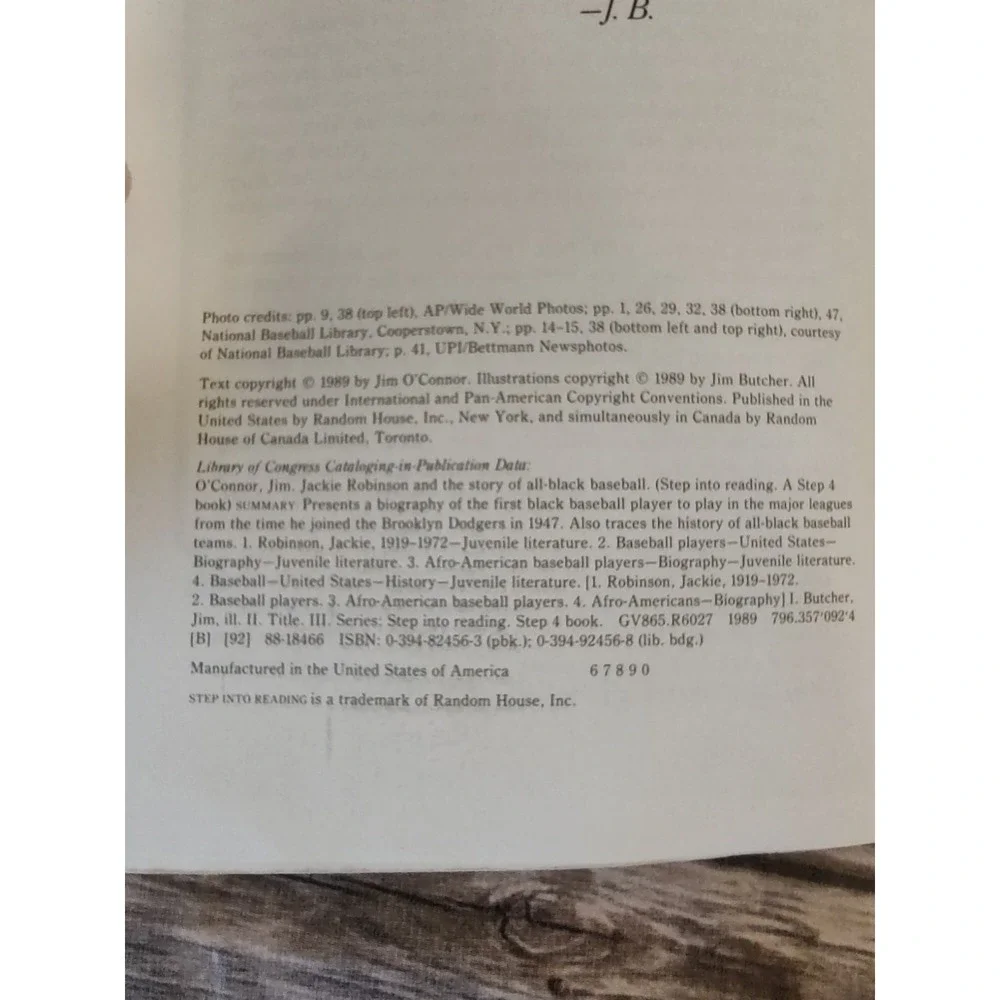 Jackie Robinson and the Story of All Black Baseball (Step into Reading)